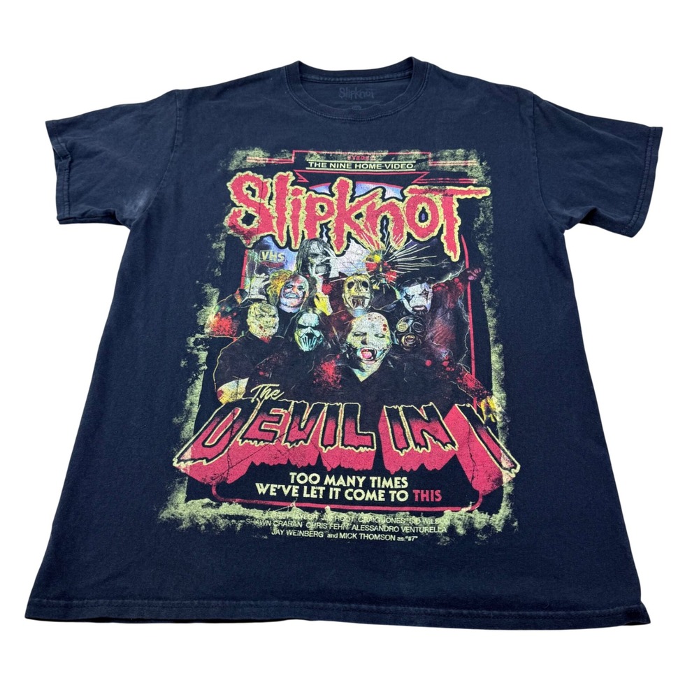 Slipknot The Devil In I Graphic T-Shirt Mens Medium Black Metal Band Tee